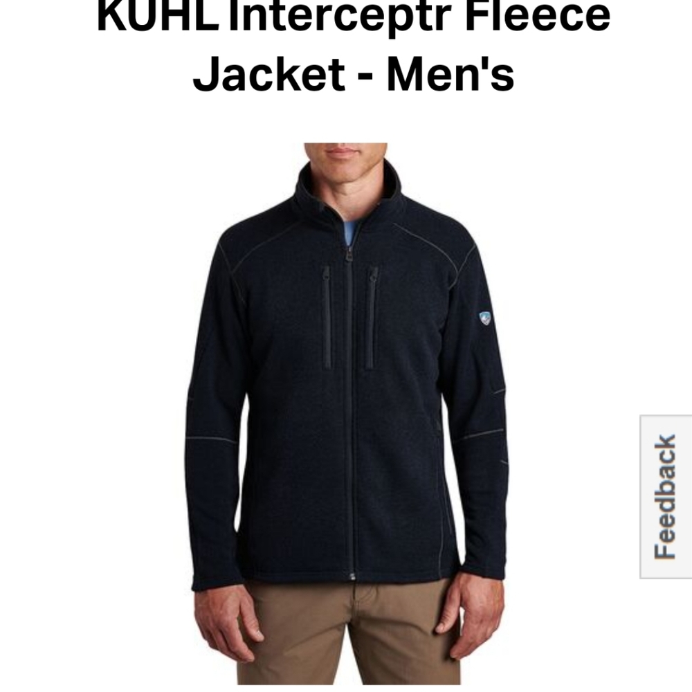 Kuhl Interceptr Hooded Fleece Mens Jacket in Mutiny Blue